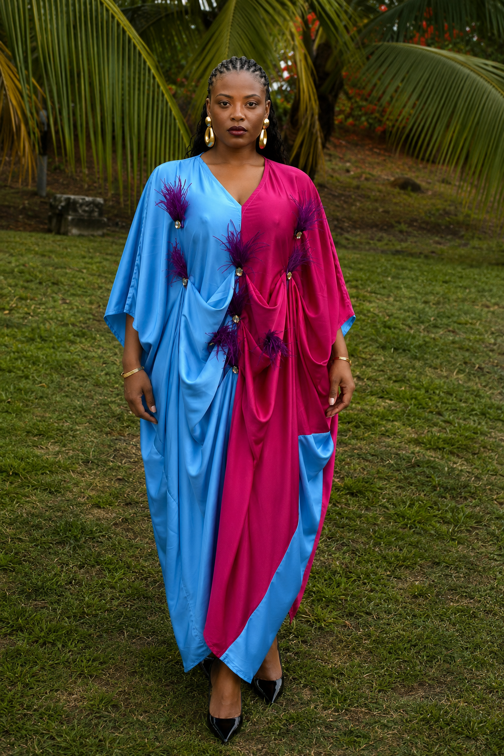 The Feather Silk Boubou