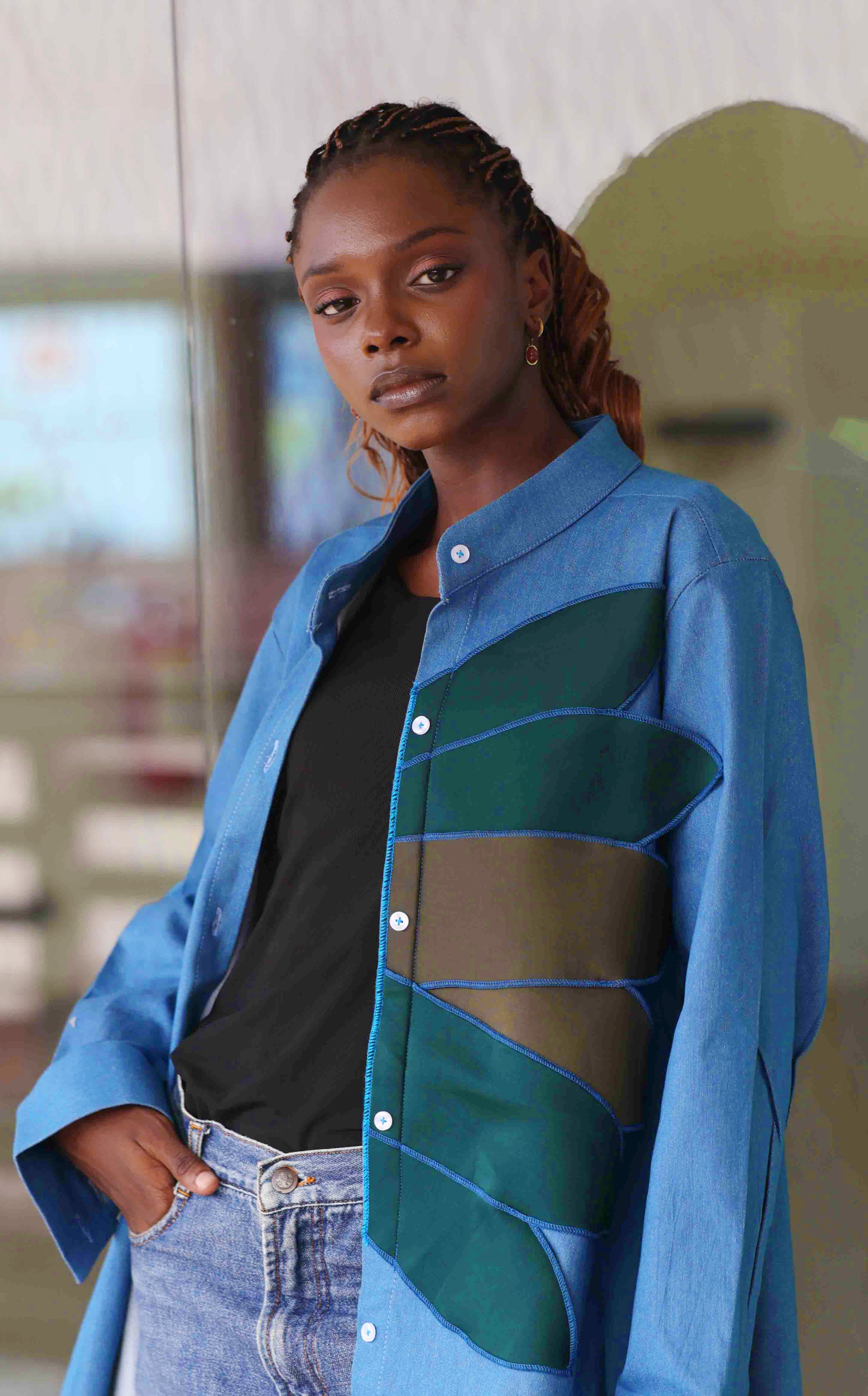 Barmani Leaf Jean Top