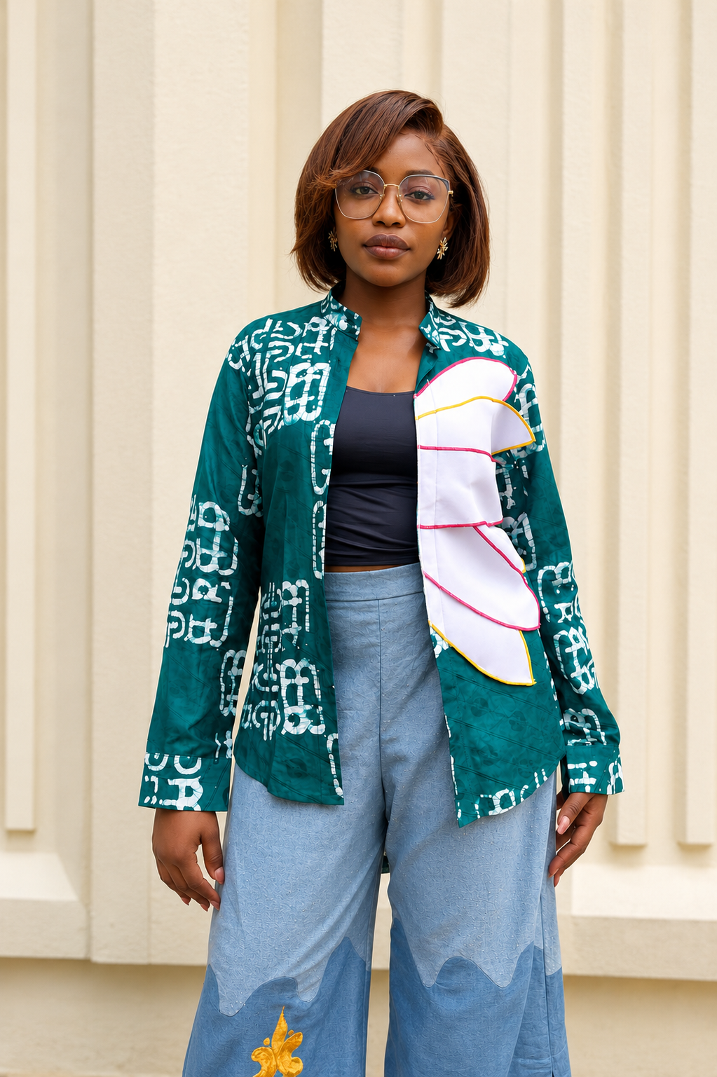 Petal Adire Shirt