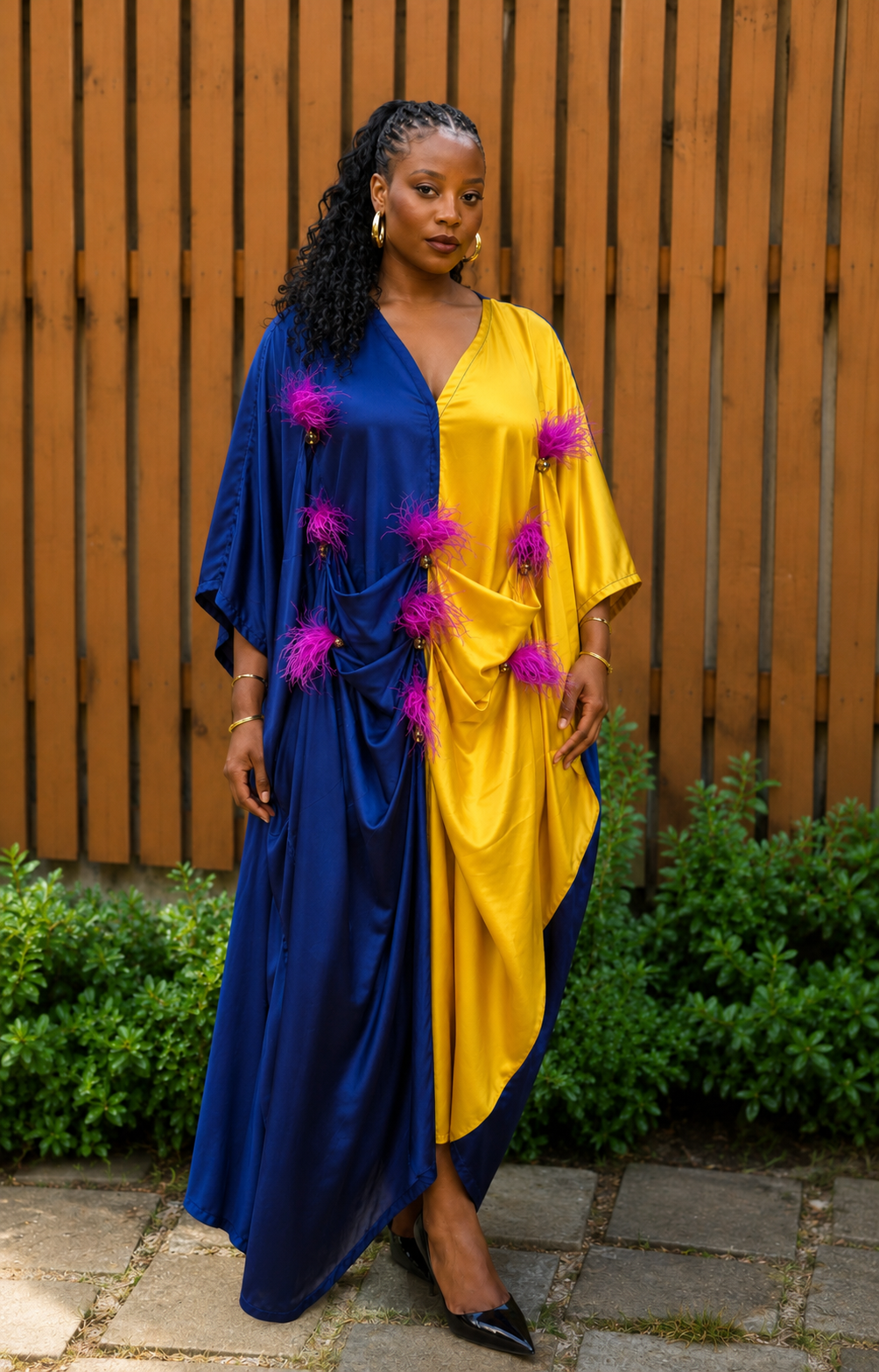 The Feather Silk Boubou