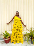 Yellow Lattice Dress